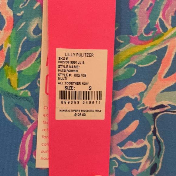 NWT Lilly Pulitzer Patsi romper. - Picture 4 of 4